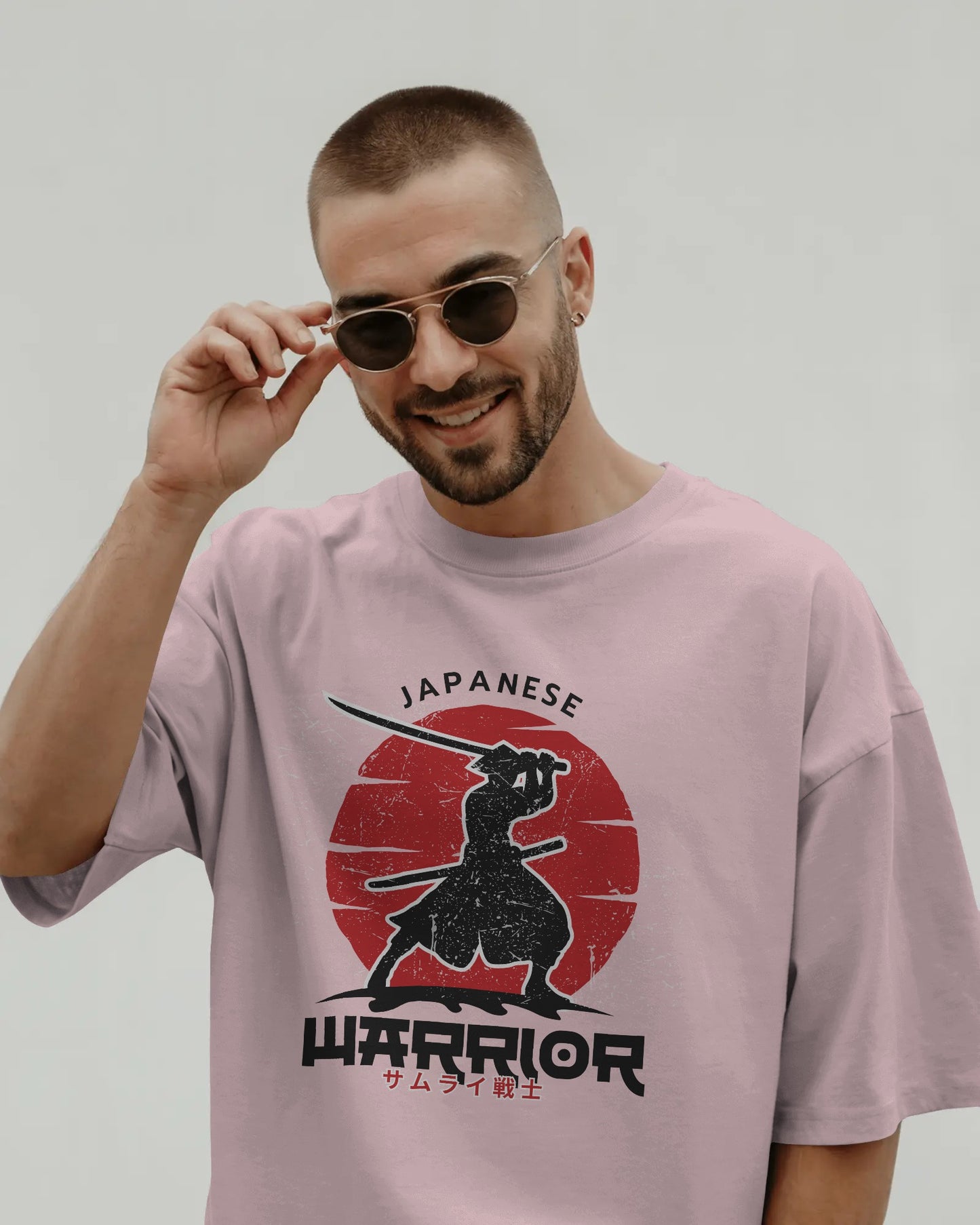 Japanese Samurai Warrior – Unisex Oversized T-Shirt | Bold. Fearless. Legendary.