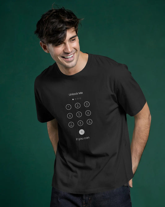 Unlock Me Unisex Classic T-Shirt | Fun Graphic Half Sleeve Tee - House of ViDi
