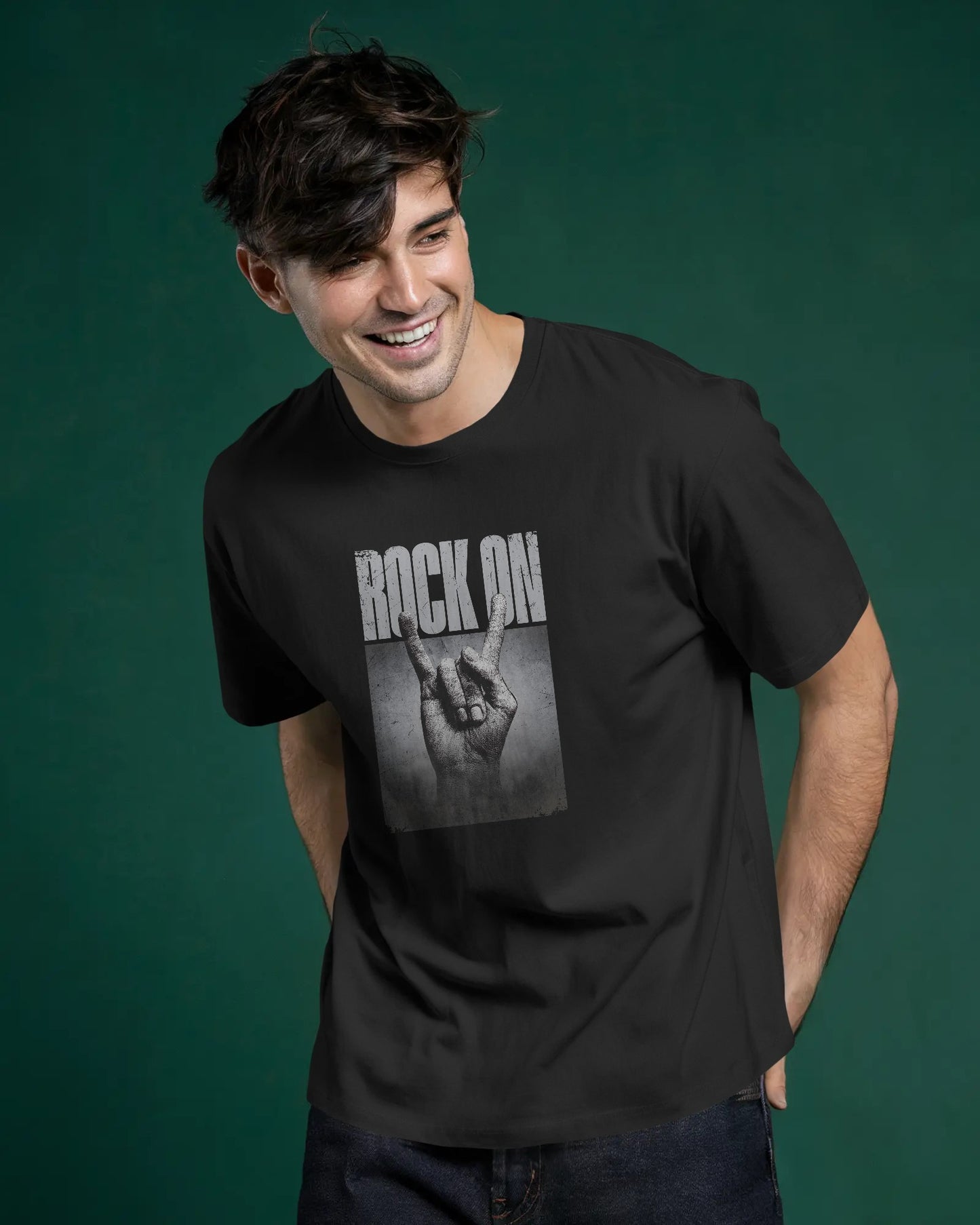 Rock On Graphic T-Shirt – Bold Attitude Unisex Cotton Tee | Classic Statement Wear