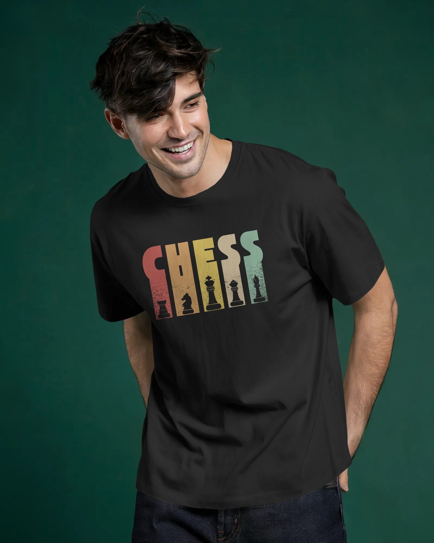 Retro Chess Classic T-shirt | Vintage Chess Design Unisex Tee | House of ViDi