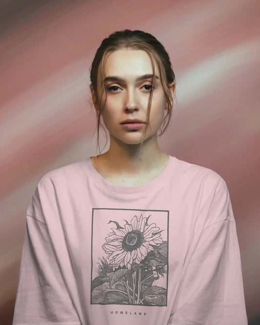 Homeland Sunflower Oversized T-shirt - House of ViDi