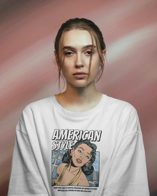 American Style Oversized T-shirt - House of ViDi