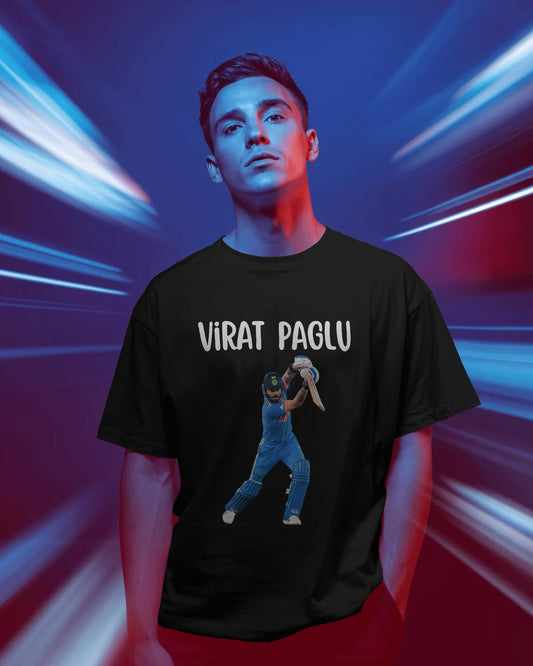 Virat Paglu Fan Jersey T-Shirt | Virat-Inspired Cricket Fan Edition Unisex Tee