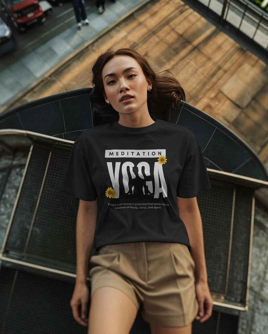 Meditation Yoga T-Shirt | Mind Body Spirit Graphic Tee