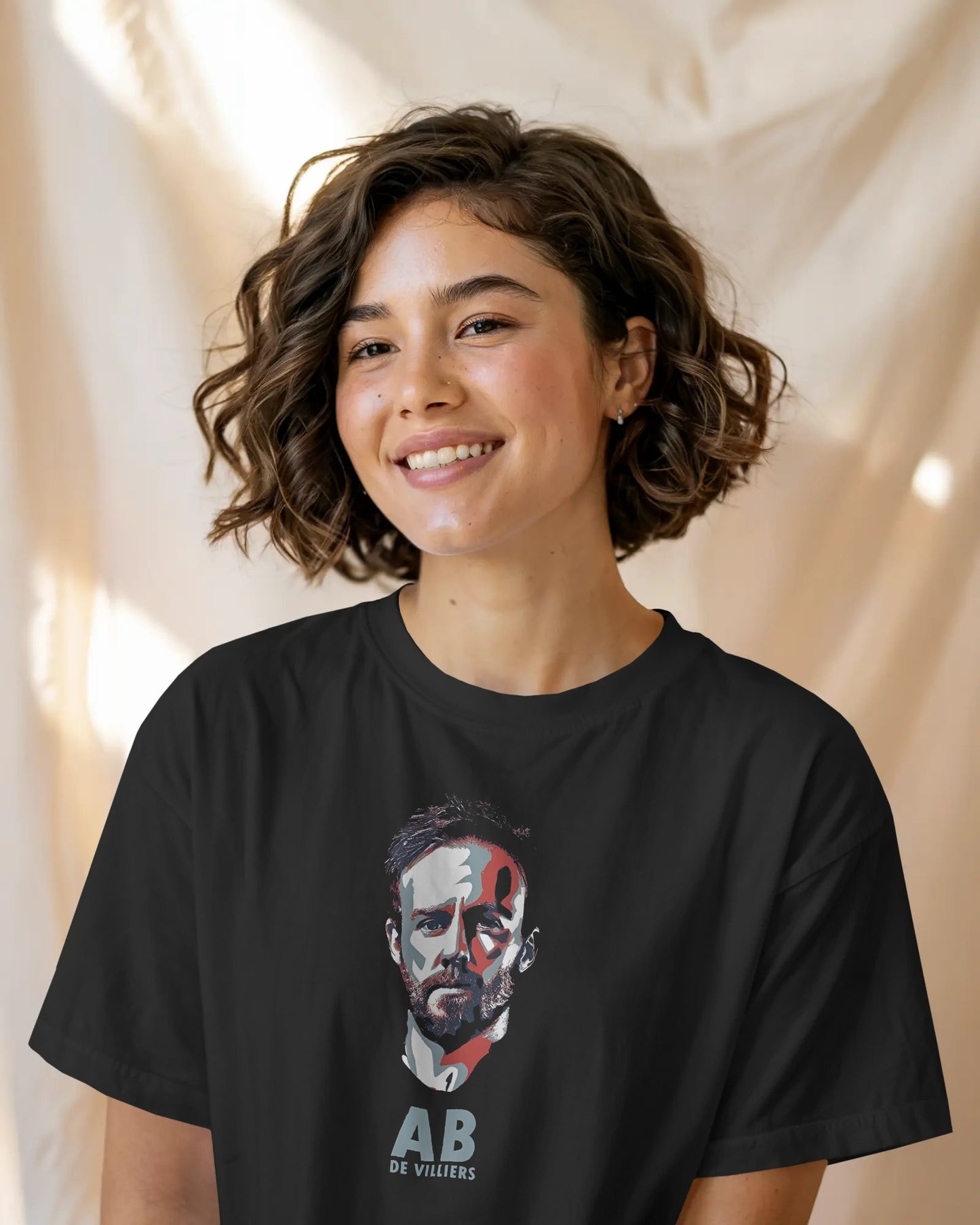 AB de Villiers Inspired Graphic T-Shirt – Legendary Cricketer Fan Art Unisex Cotton Tee | Classic Casual Wear