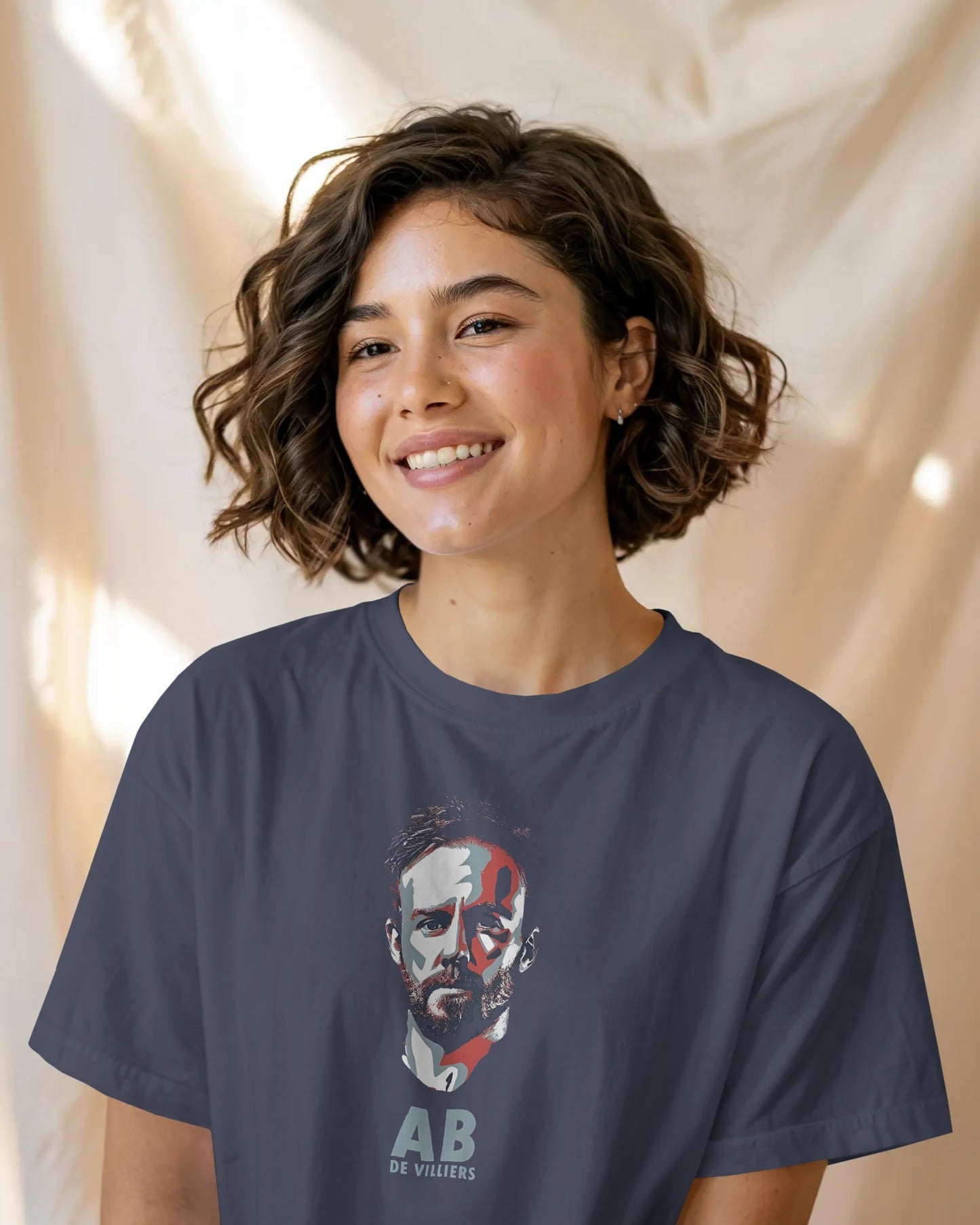 AB de Villiers Inspired Graphic T-Shirt – Legendary Cricketer Fan Art Unisex Cotton Tee | Classic Casual Wear