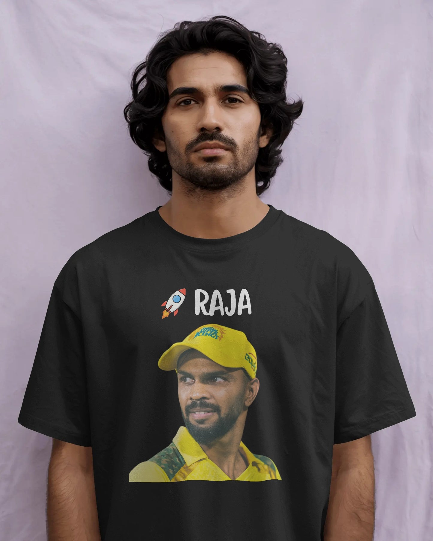 Rocket Raja Fan Jersey T-Shirt | Ruturaj Gaikwad Inspired Cricket Fan Edition Unisex Tee