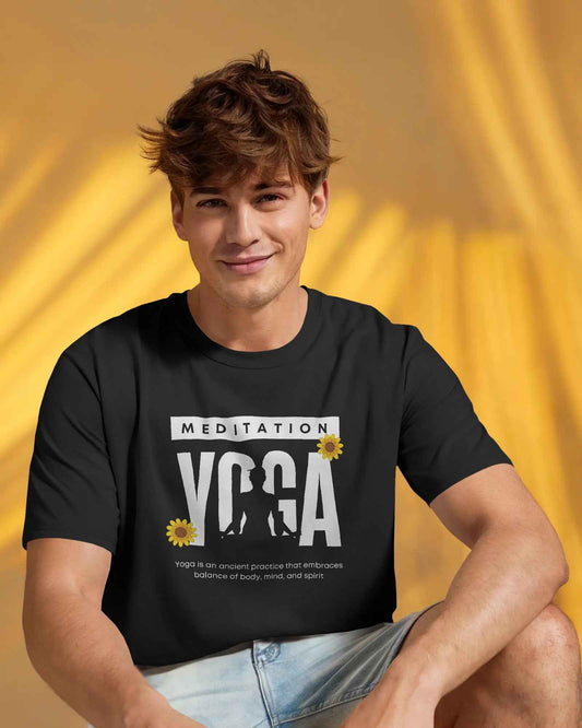 Meditation Yoga T-Shirt | Mind Body Spirit Graphic Tee