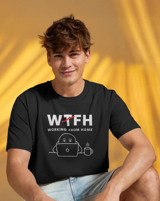 WTFH – Working From Home T-Shirt | Funny Remote Work Tee