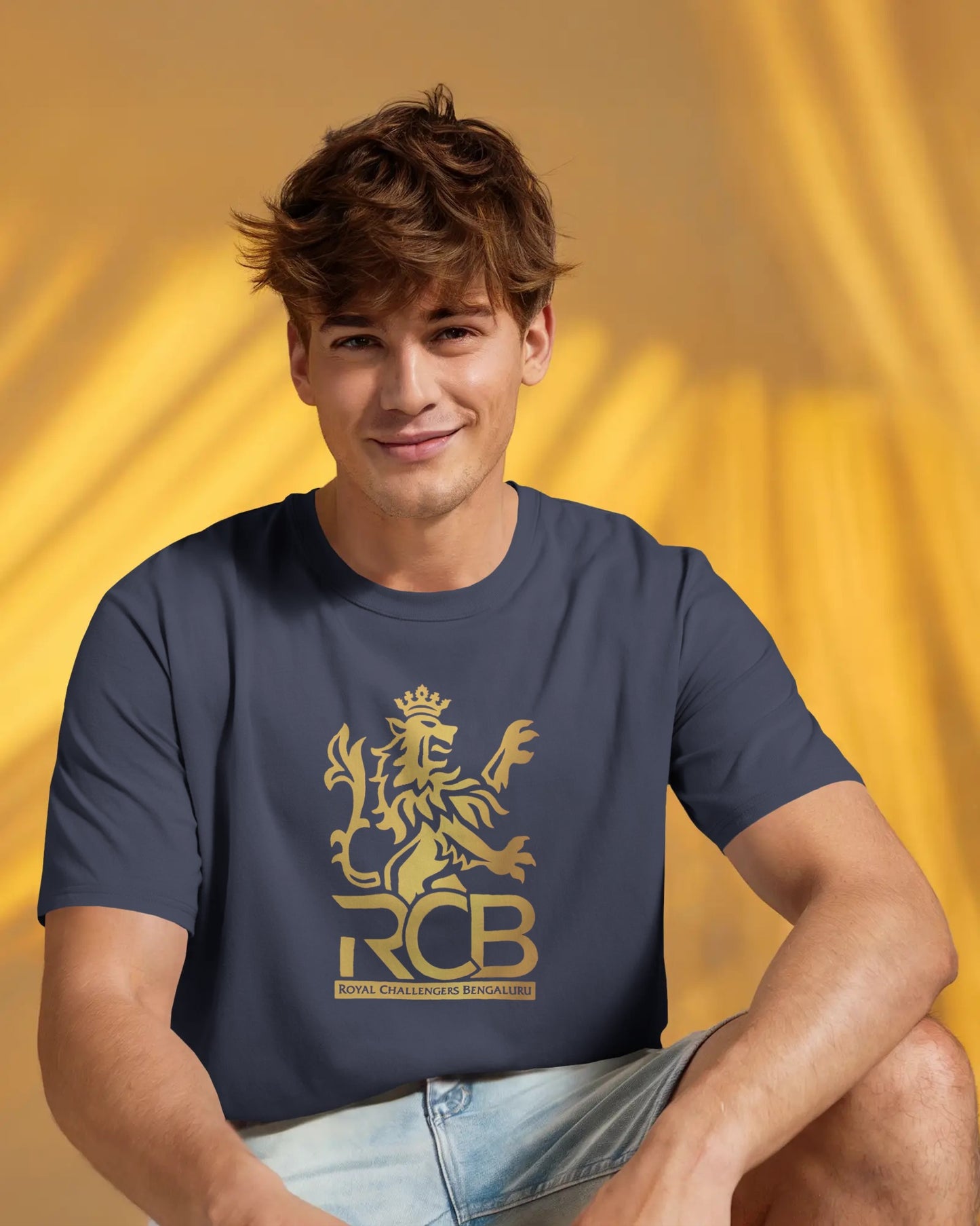RCB Fan T-Shirt – Royal Challengers Bangalore Official-Inspired Unisex Cotton T-Shirt | For True RCB Cricket Fans
