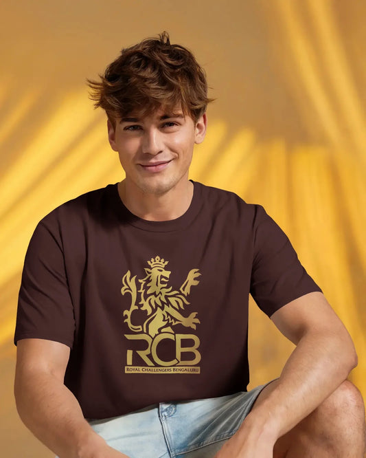 RCB Fan Unisex Cotton T-Shirt | Royal Challengers Bangalore Inspired - House of ViDi